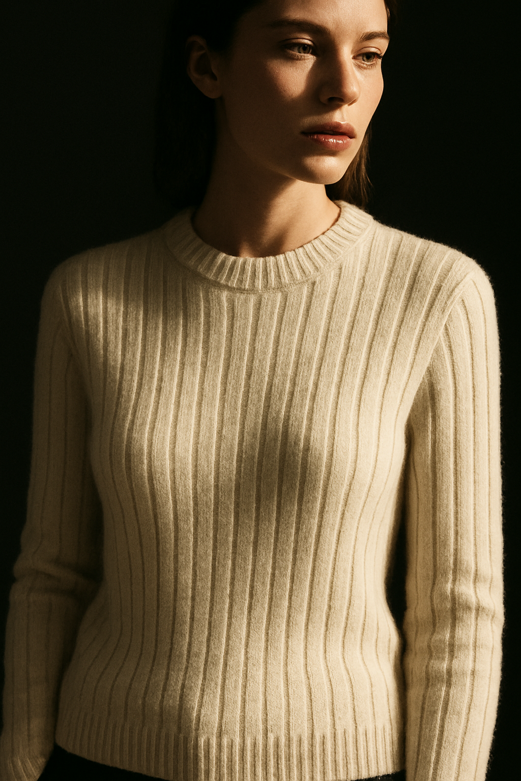 Ribbed Cashmere Sweater